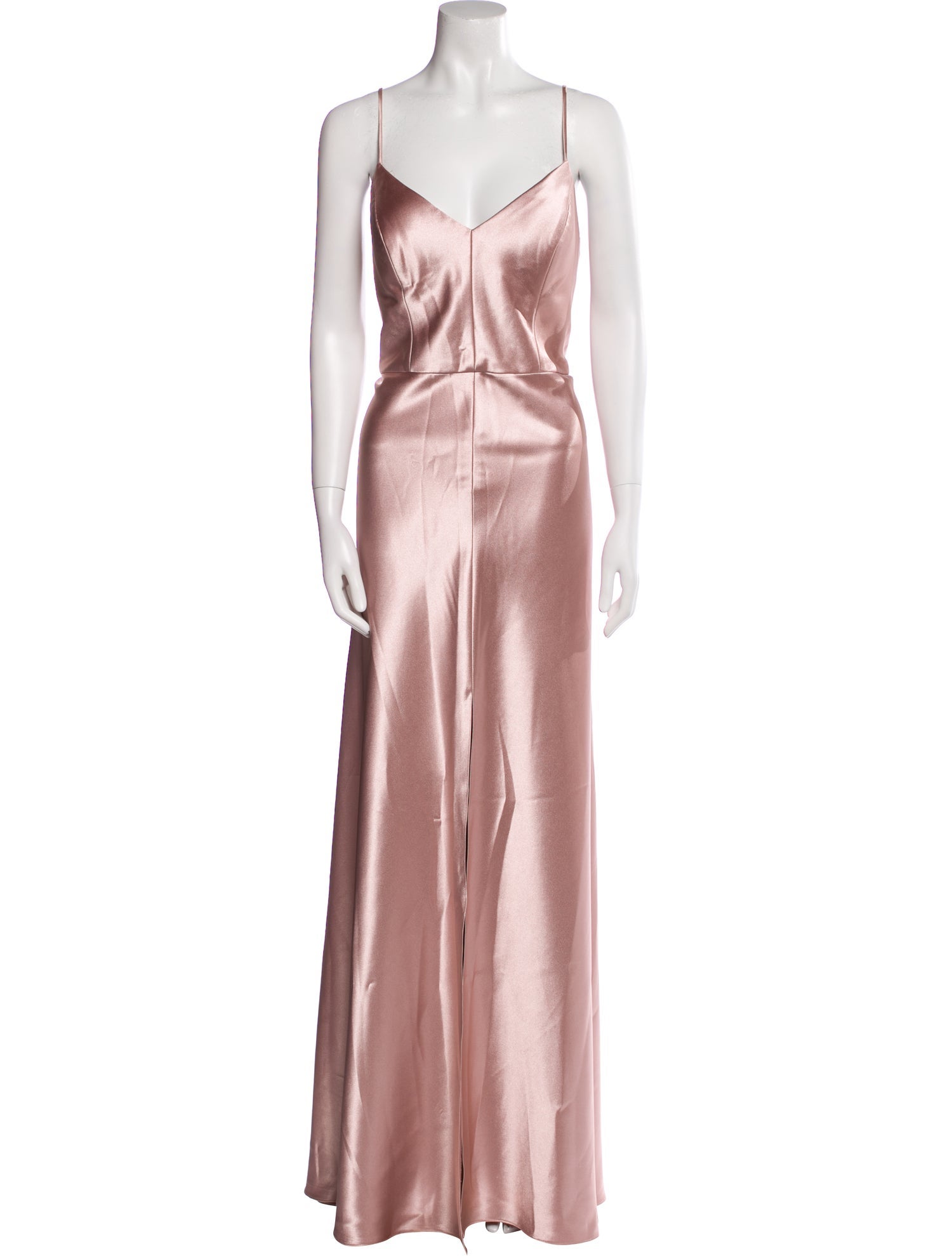 Jenny Yoo V-Neck Long Dress