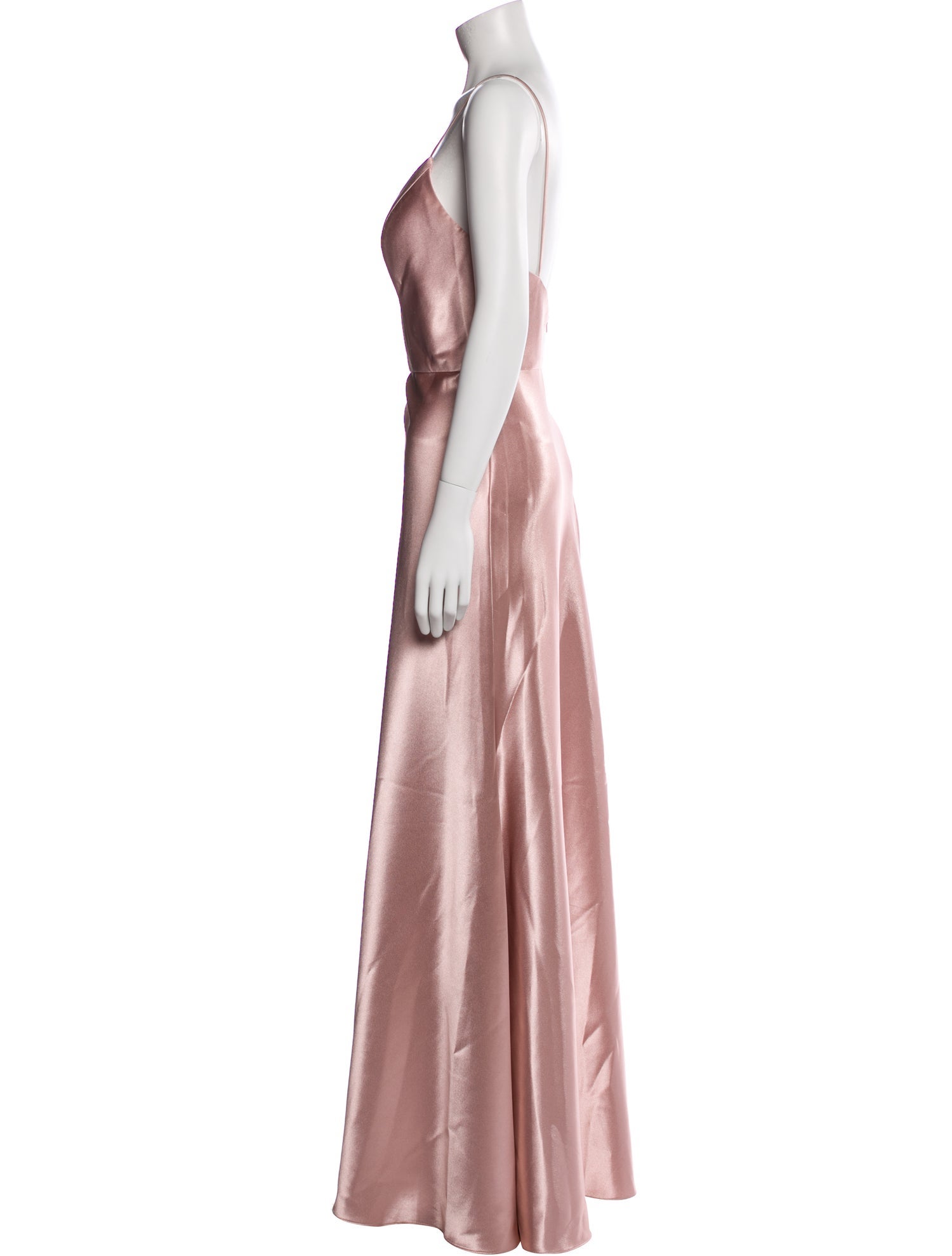 Jenny Yoo V-Neck Long Dress