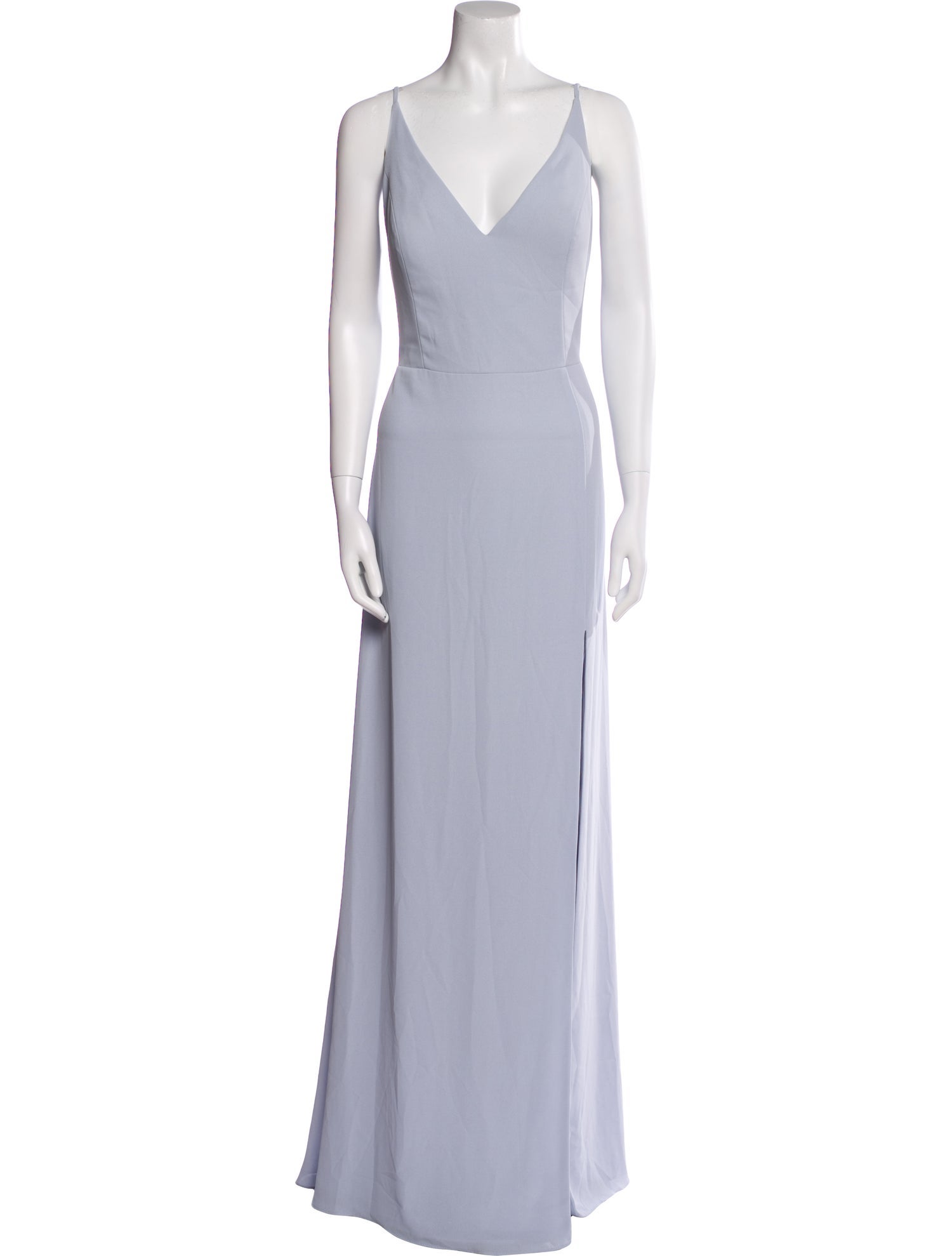 Jenny Yoo V-Neck Long Dress