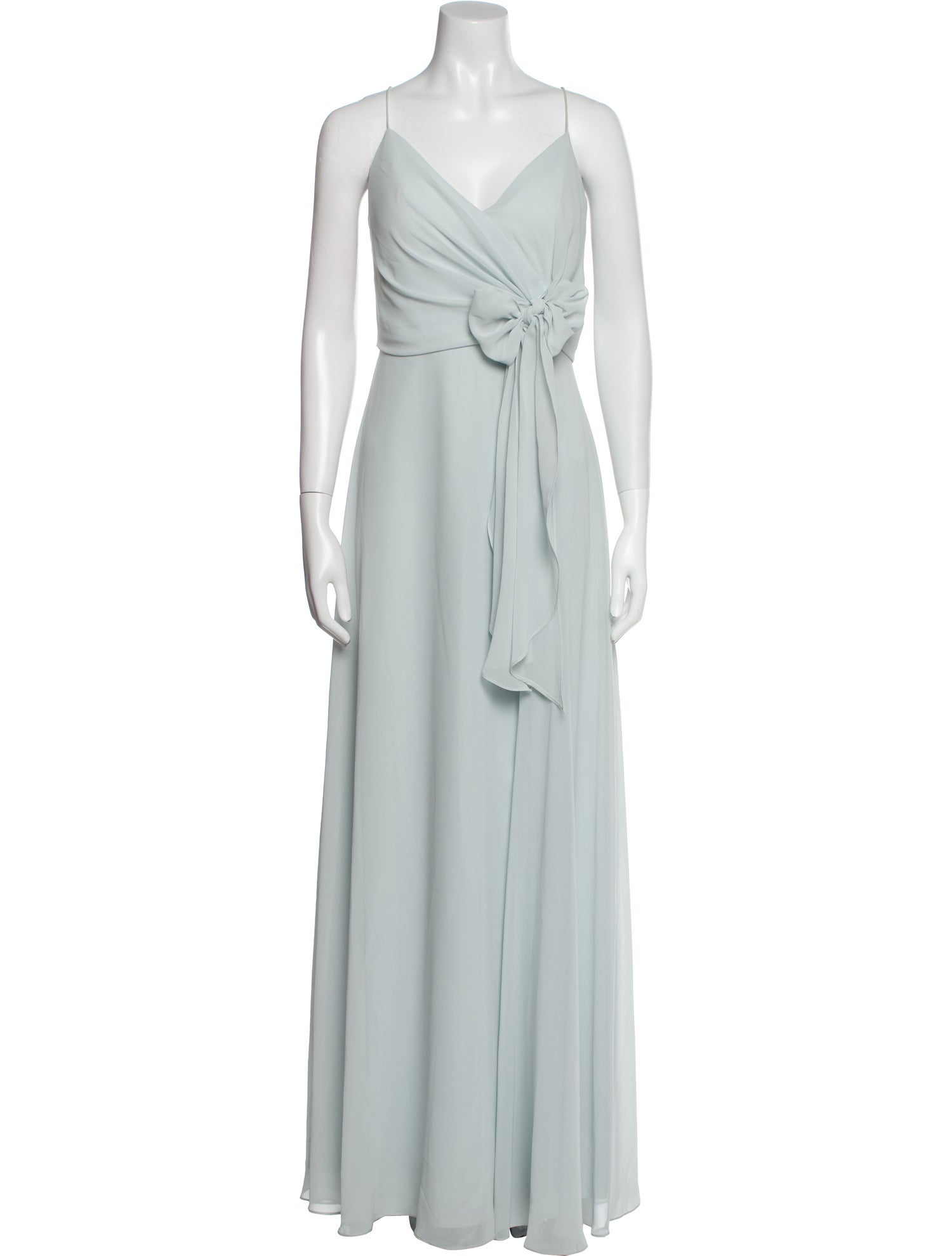 Jenny Yoo V-Neck Long Dress