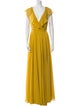 Jenny Yoo V-Neck Long Dress