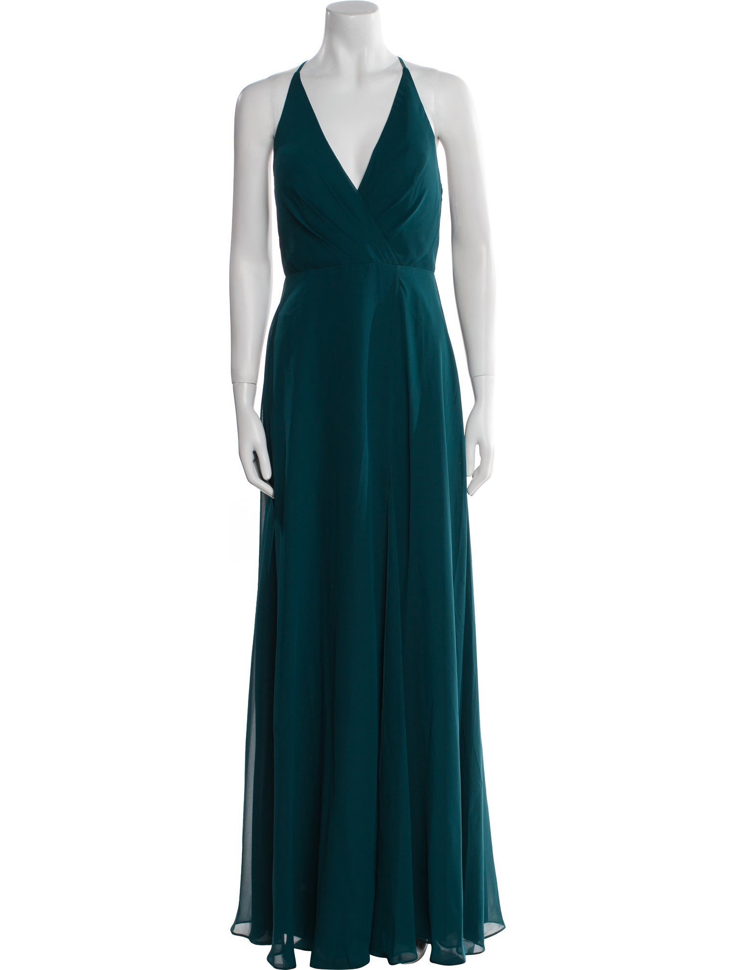 Jenny Yoo Halterneck Long Dress w/ Tags