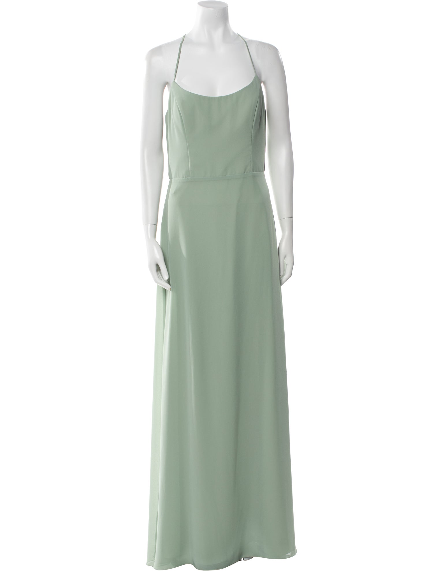 Jenny Yoo Square Neckline Long Dress w/ Tags