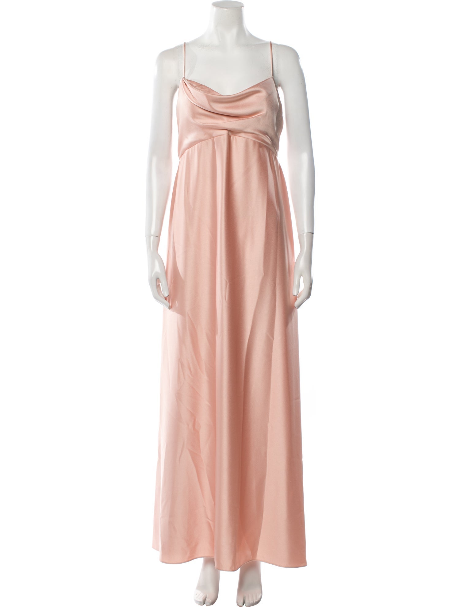 Jenny Yoo Cowl Neck Long Dress