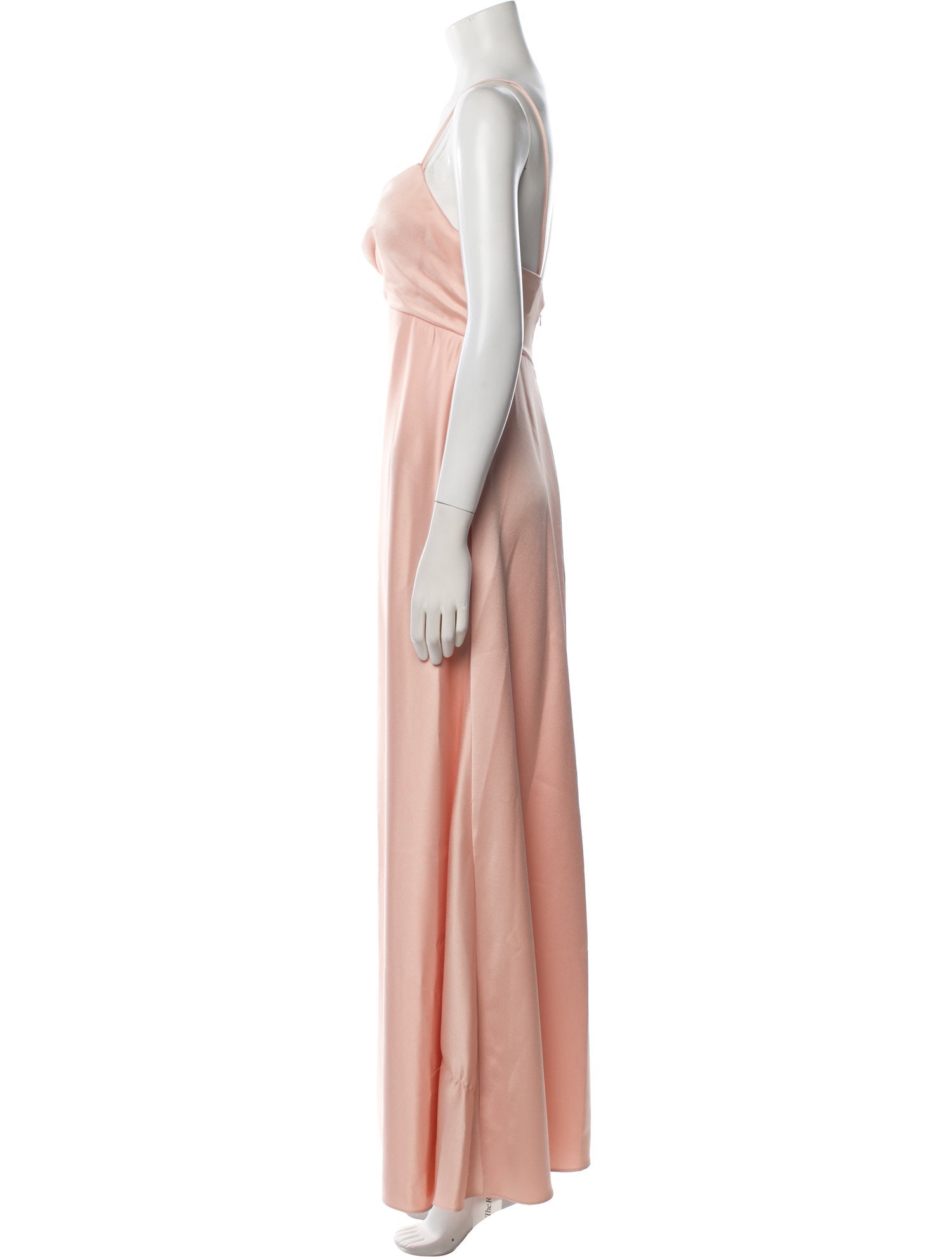 Jenny Yoo Cowl Neck Long Dress