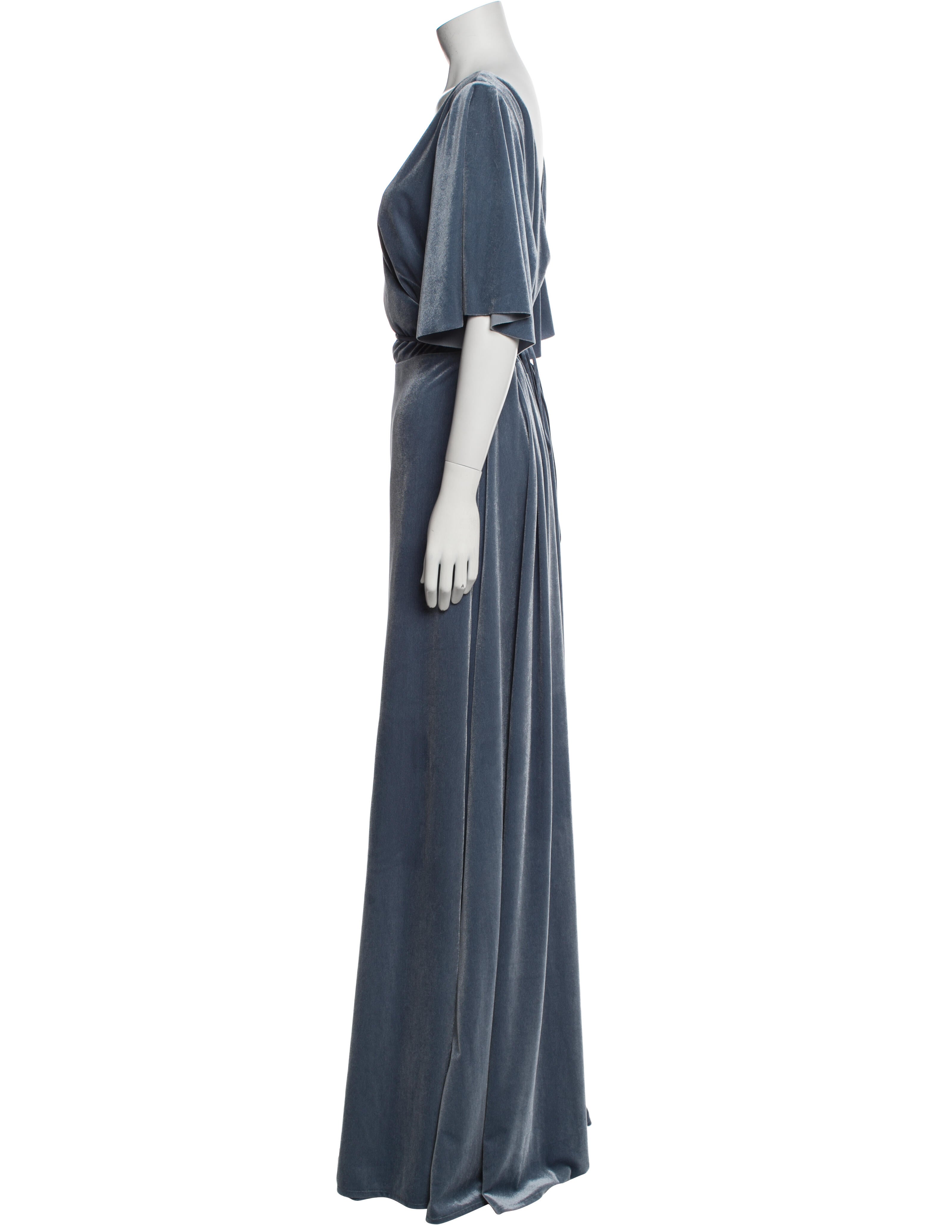 Jenny Yoo V-Neck Long Dress