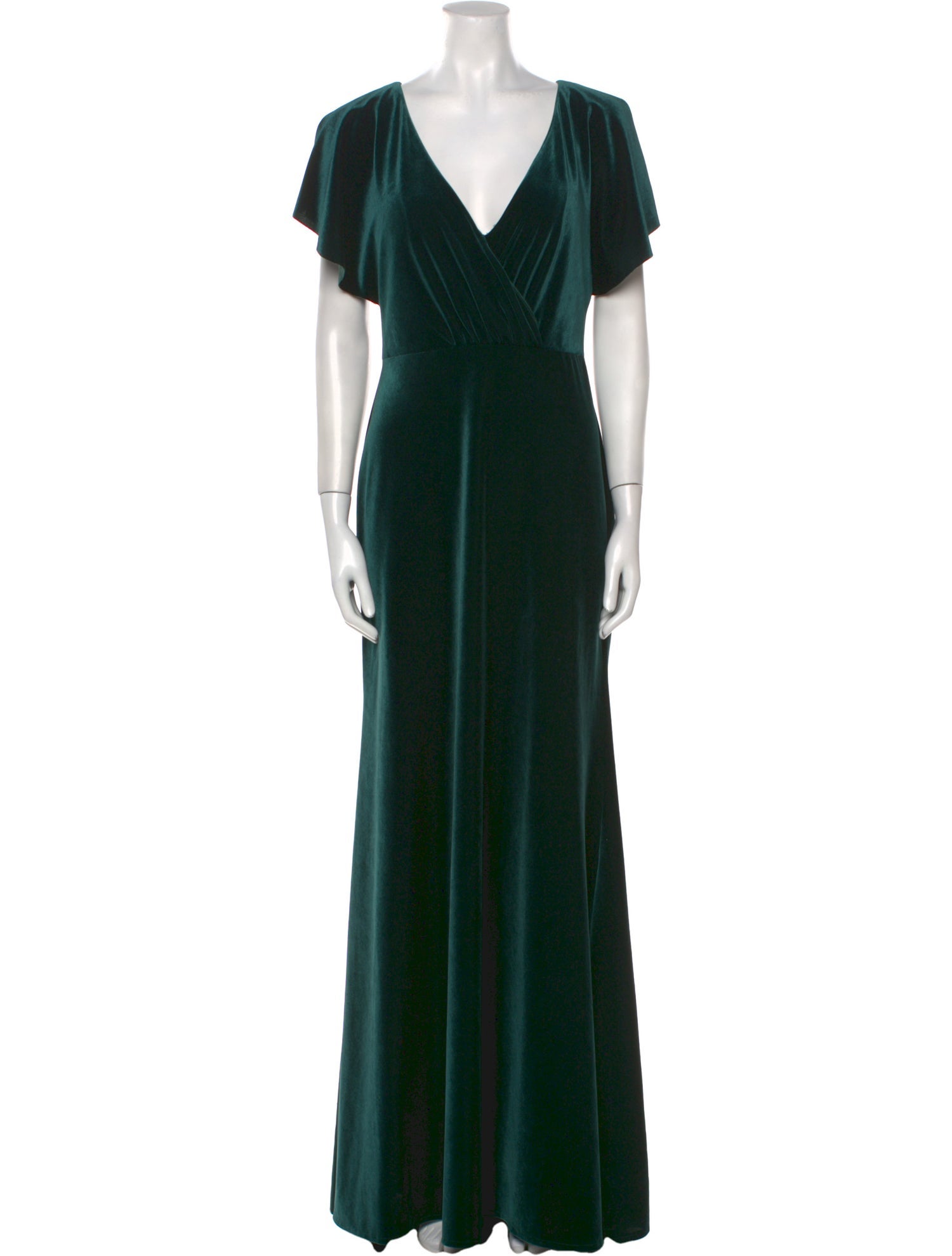 Jenny Yoo V-Neck Long Dress