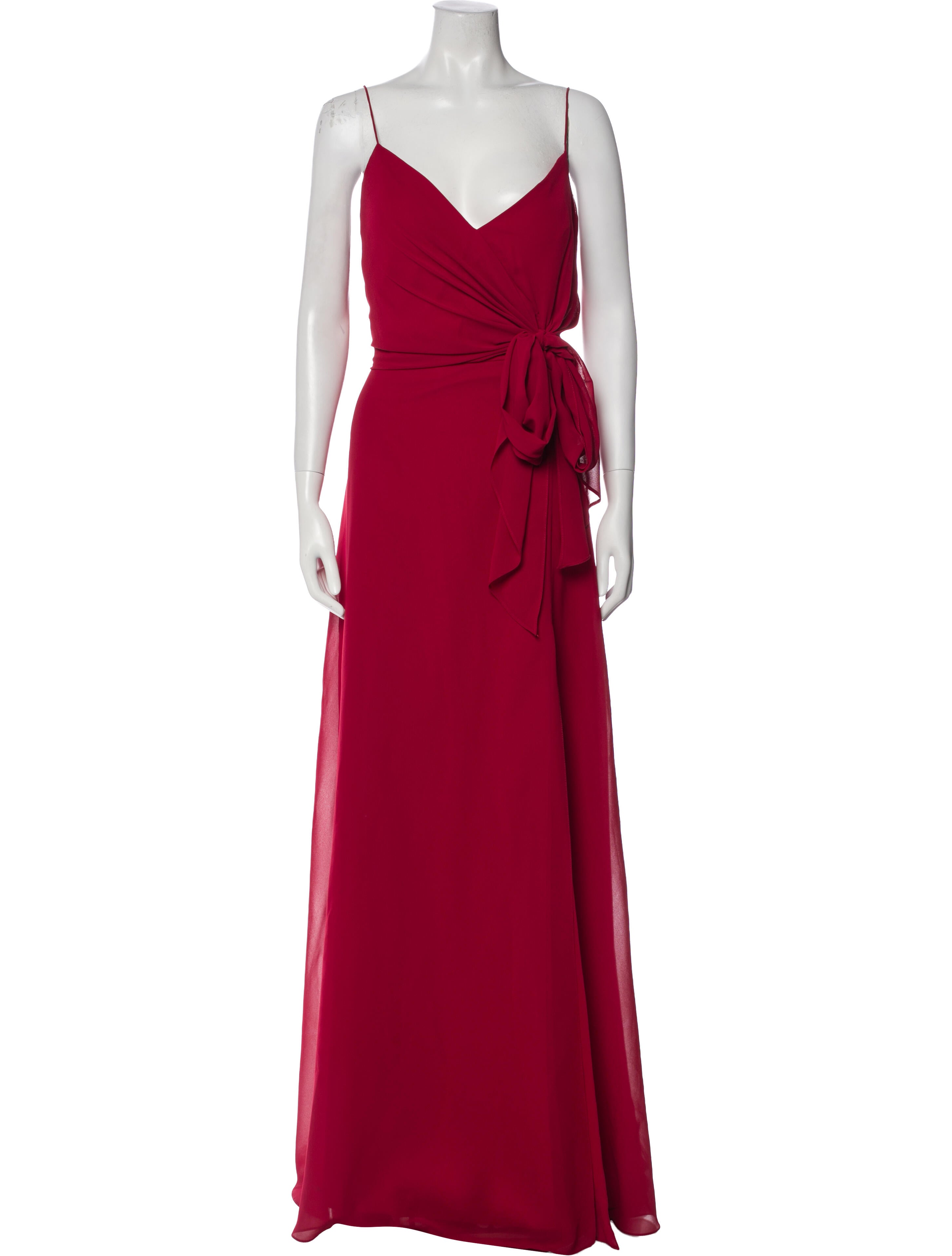 Jenny Yoo V-Neck Long Dress