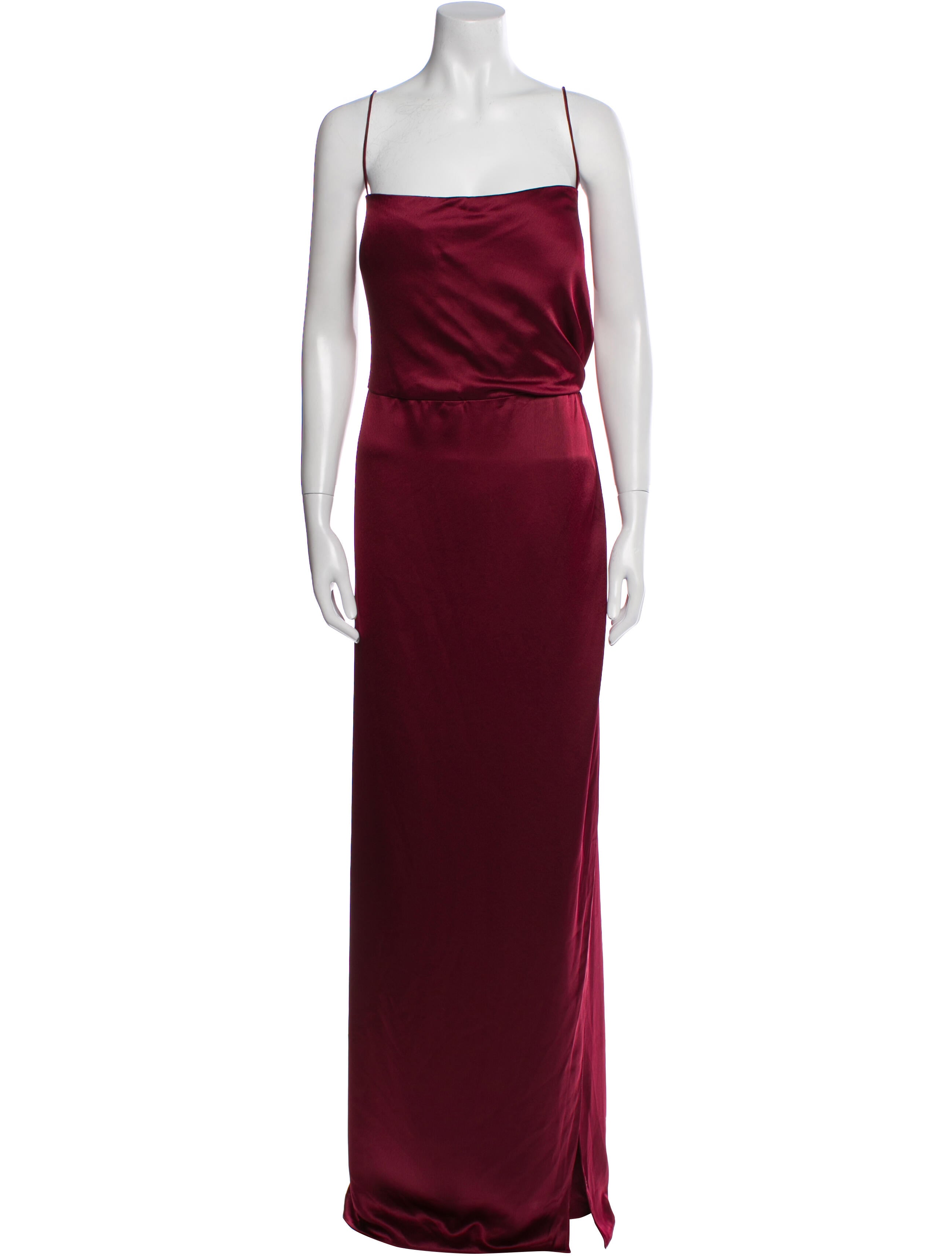 Jenny Yoo Square Neckline Long Dress