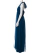 Jenny Yoo Halterneck Long Dress