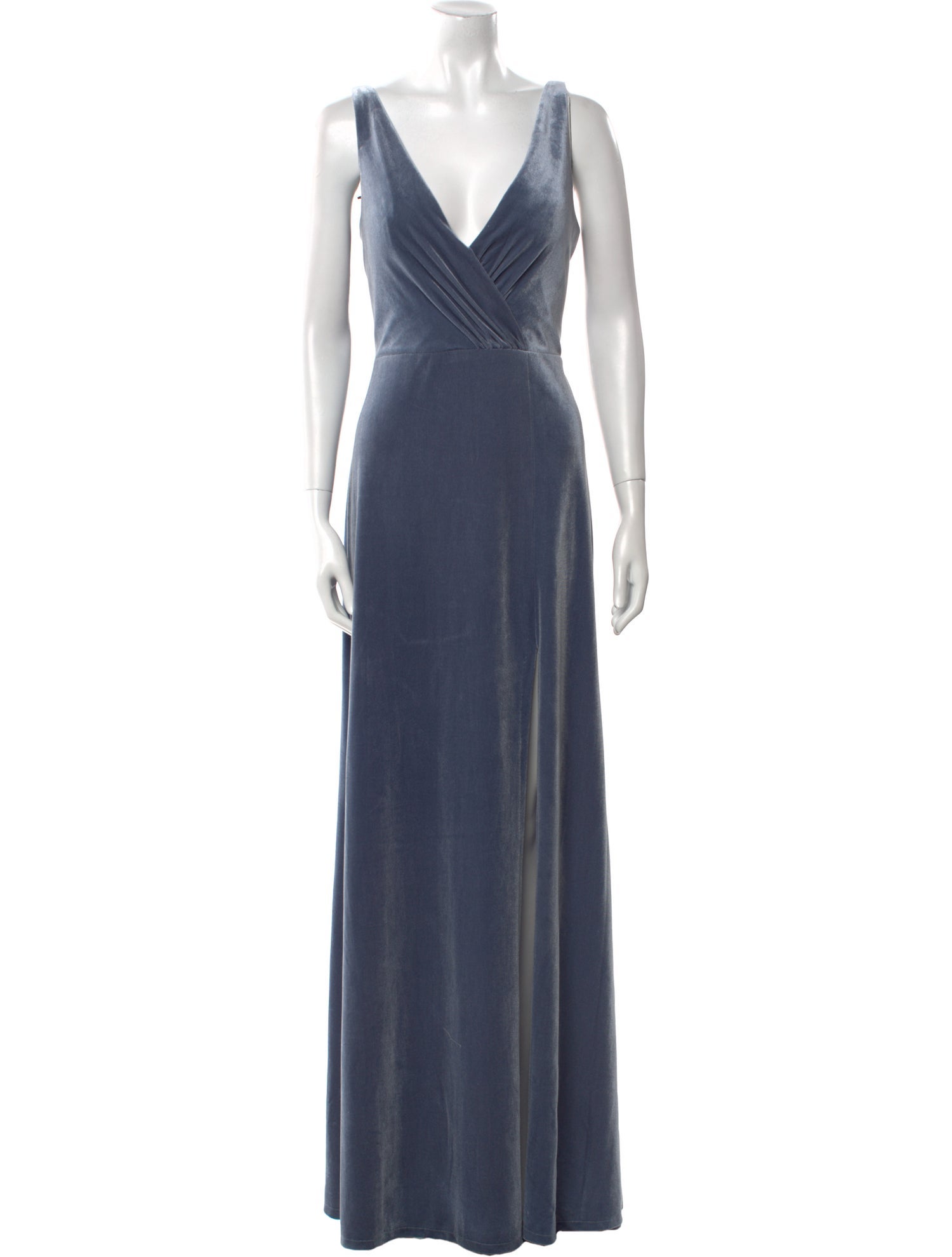 Jenny Yoo V-Neck Long Dress