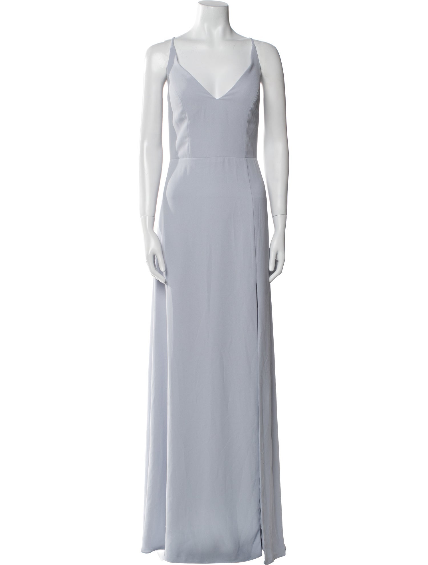 Jenny Yoo V-Neck Long Dress