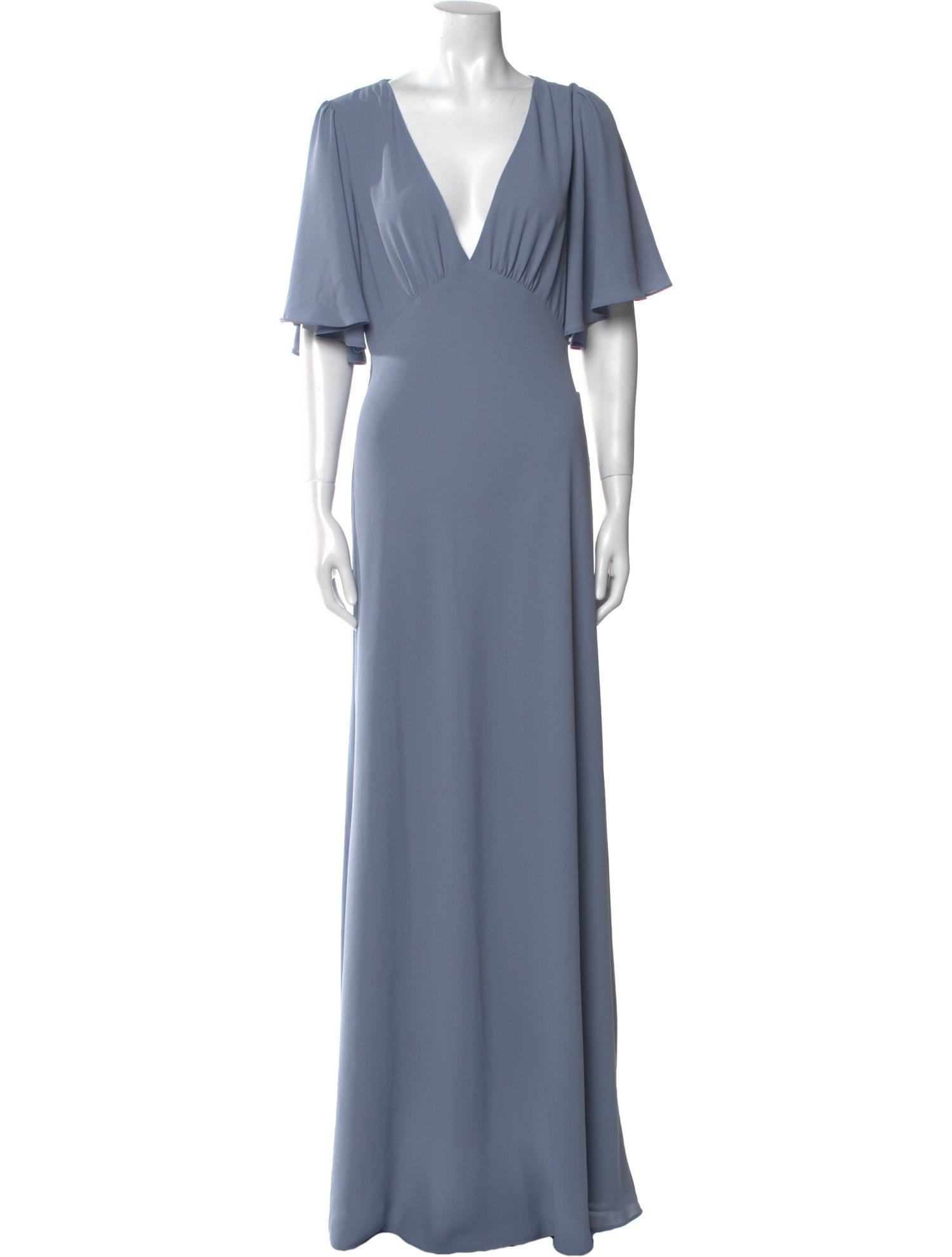 Jenny Yoo V-Neck Long Dress w/ Tags