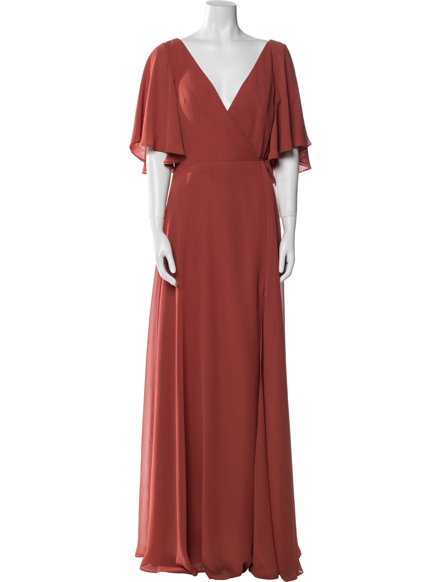 Jenny Yoo V-Neck Long Dress w/ Tags