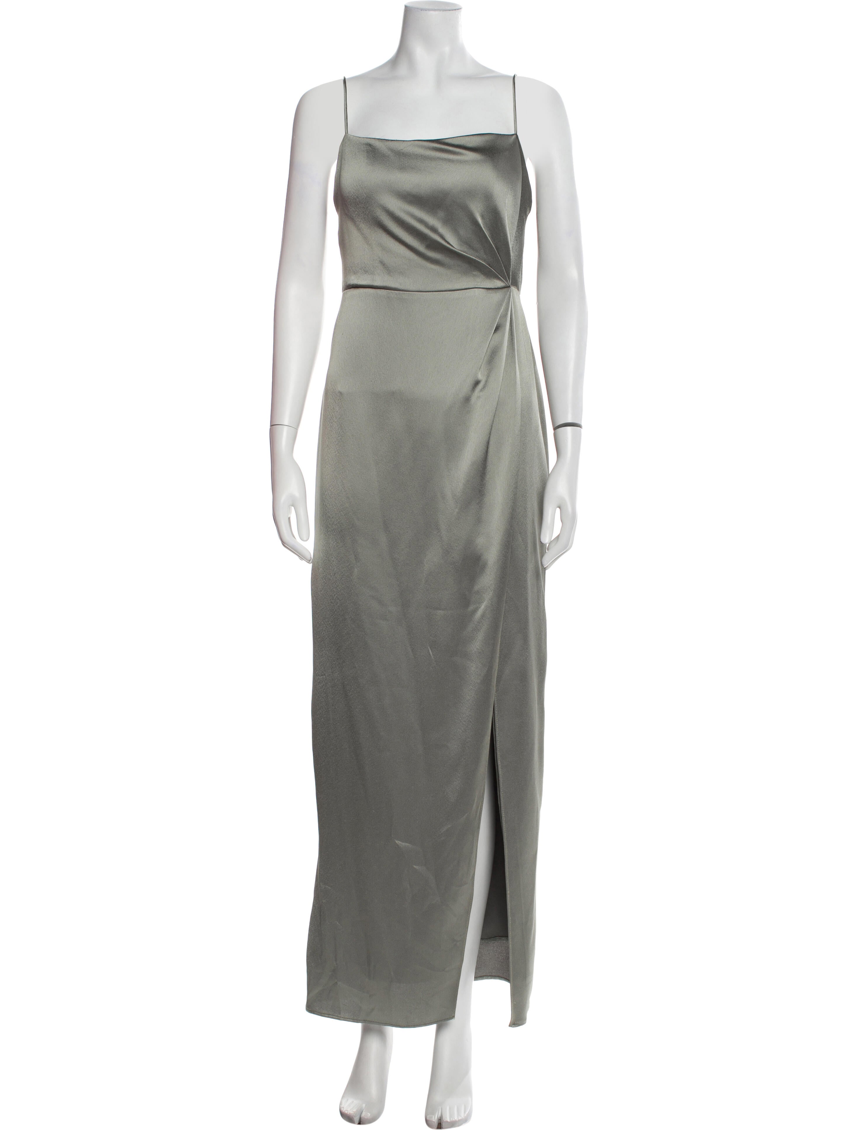 Jenny Yoo Square Neckline Long Dress