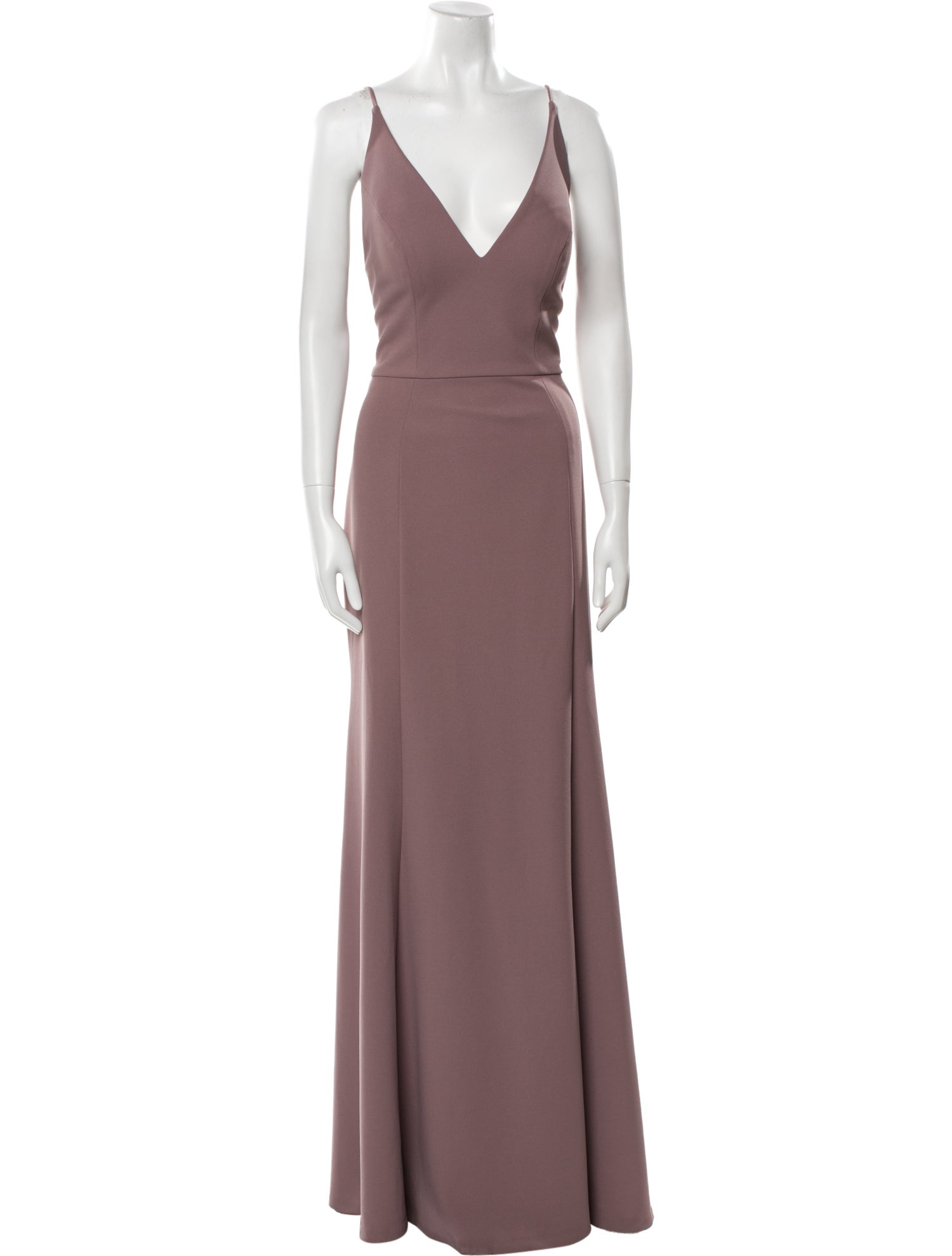 Jenny Yoo V-Neck Long Dress