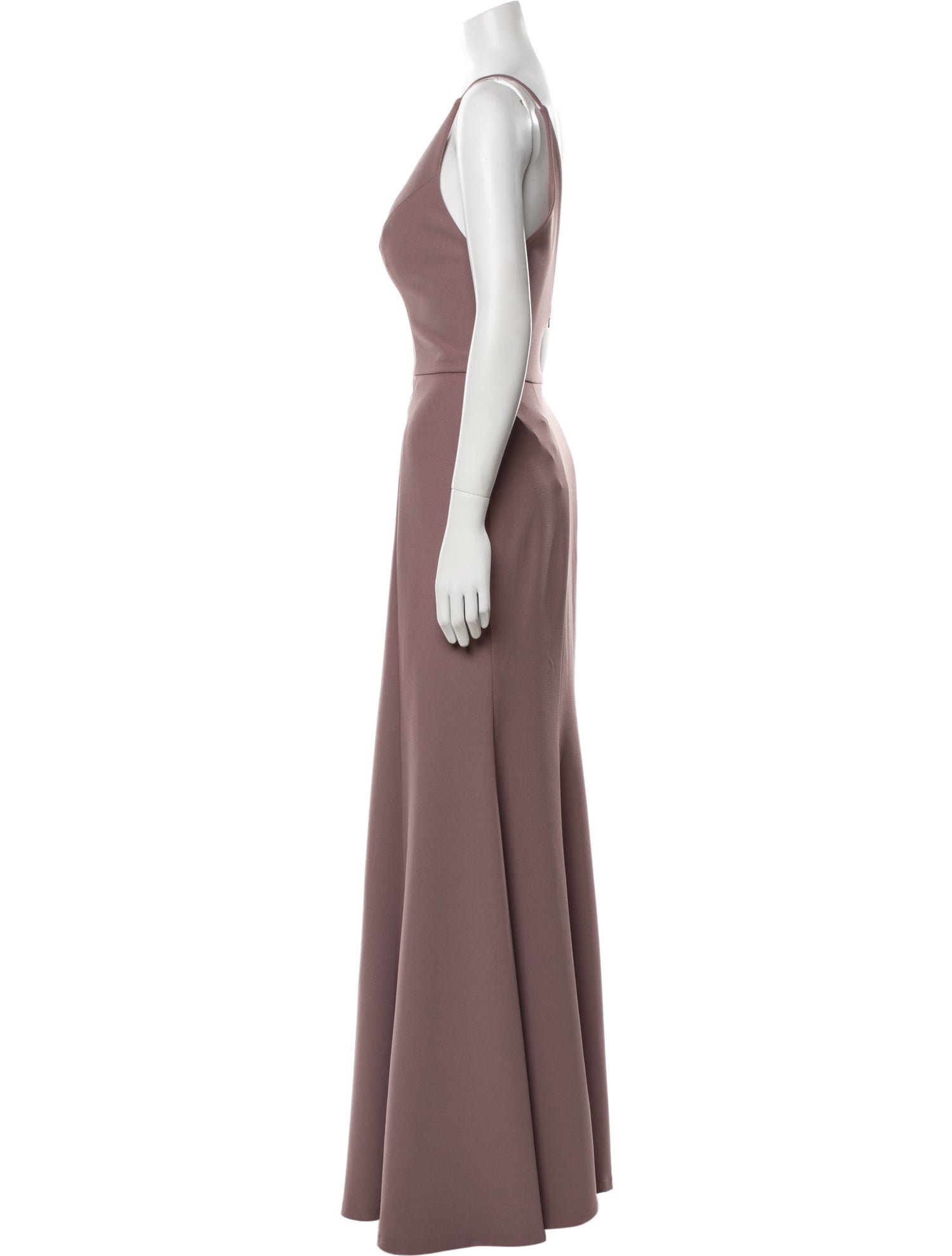 Jenny Yoo V-Neck Long Dress