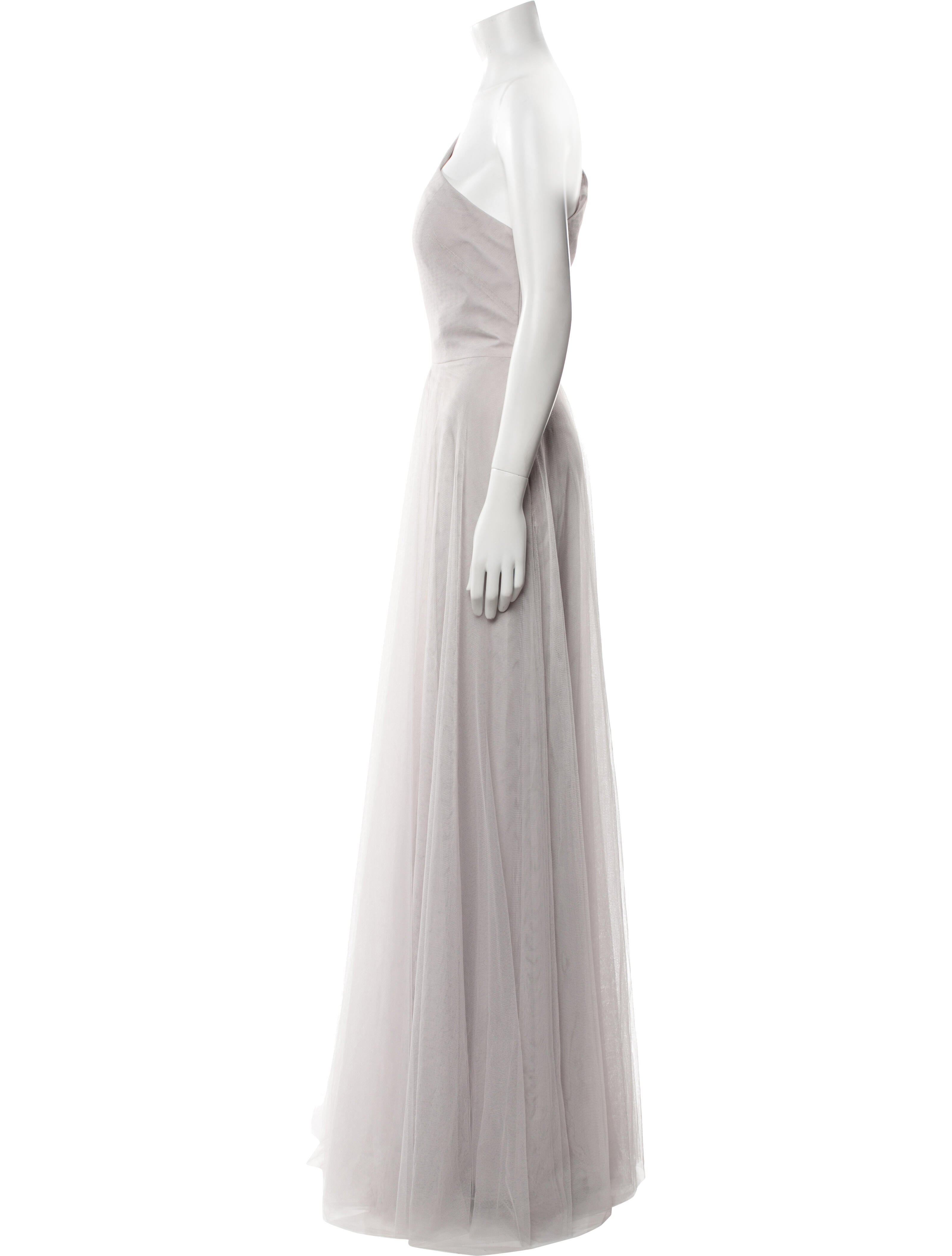 Jenny Yoo One-Shoulder Long Dress