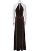 Jenny Yoo Velvet Long Dress