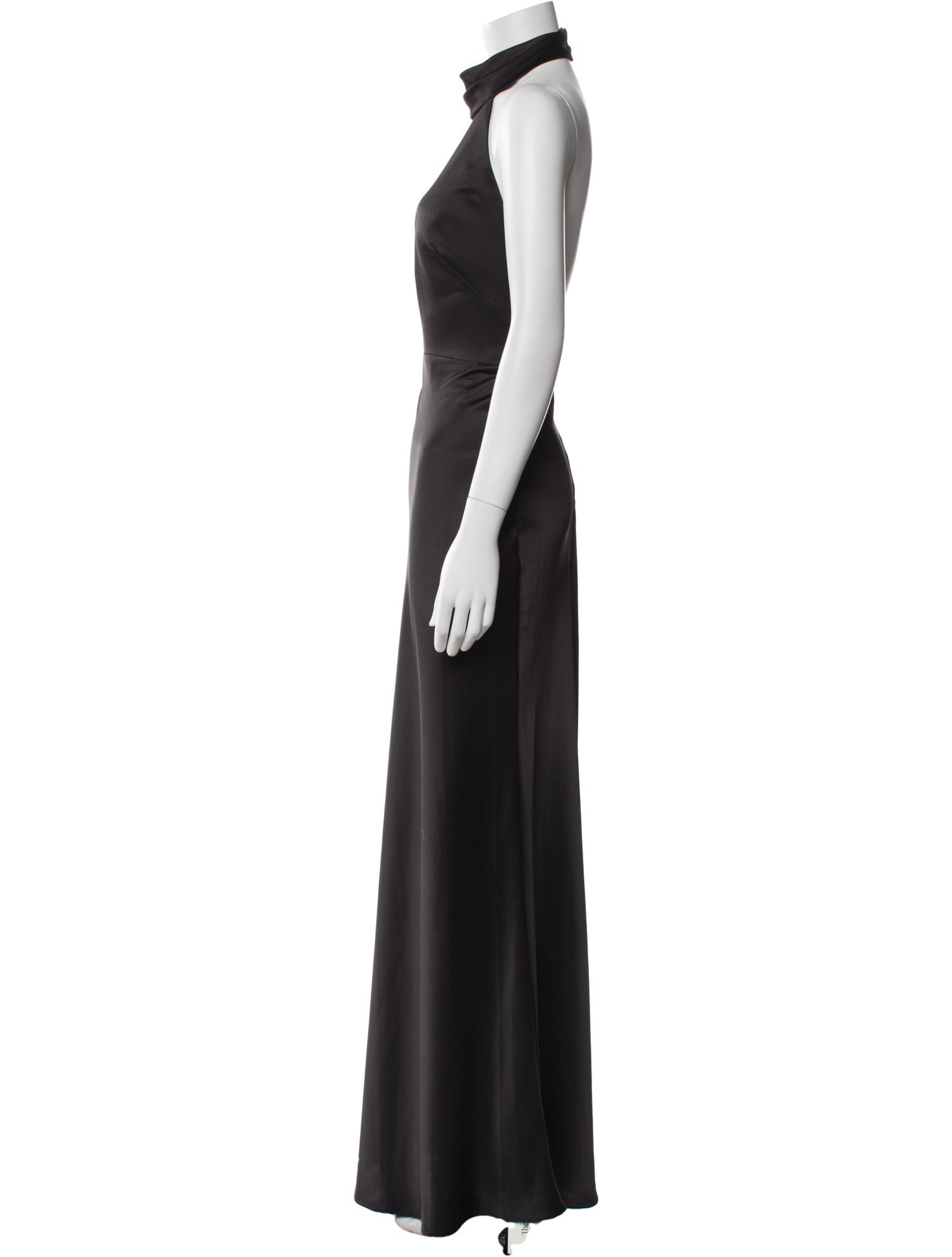 Jenny Yoo Halterneck Long Dress