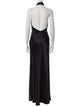Jenny Yoo Halterneck Long Dress