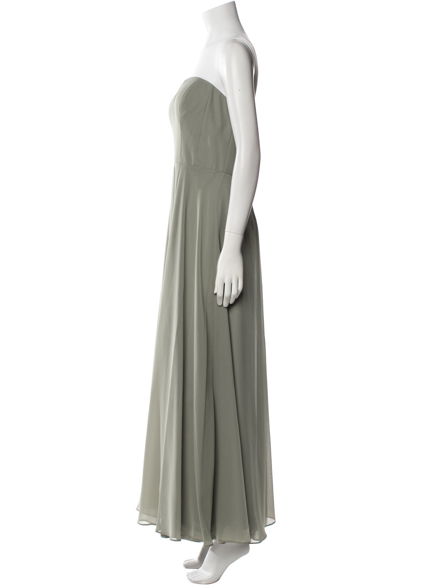 Jenny Yoo Strapless Long Dress