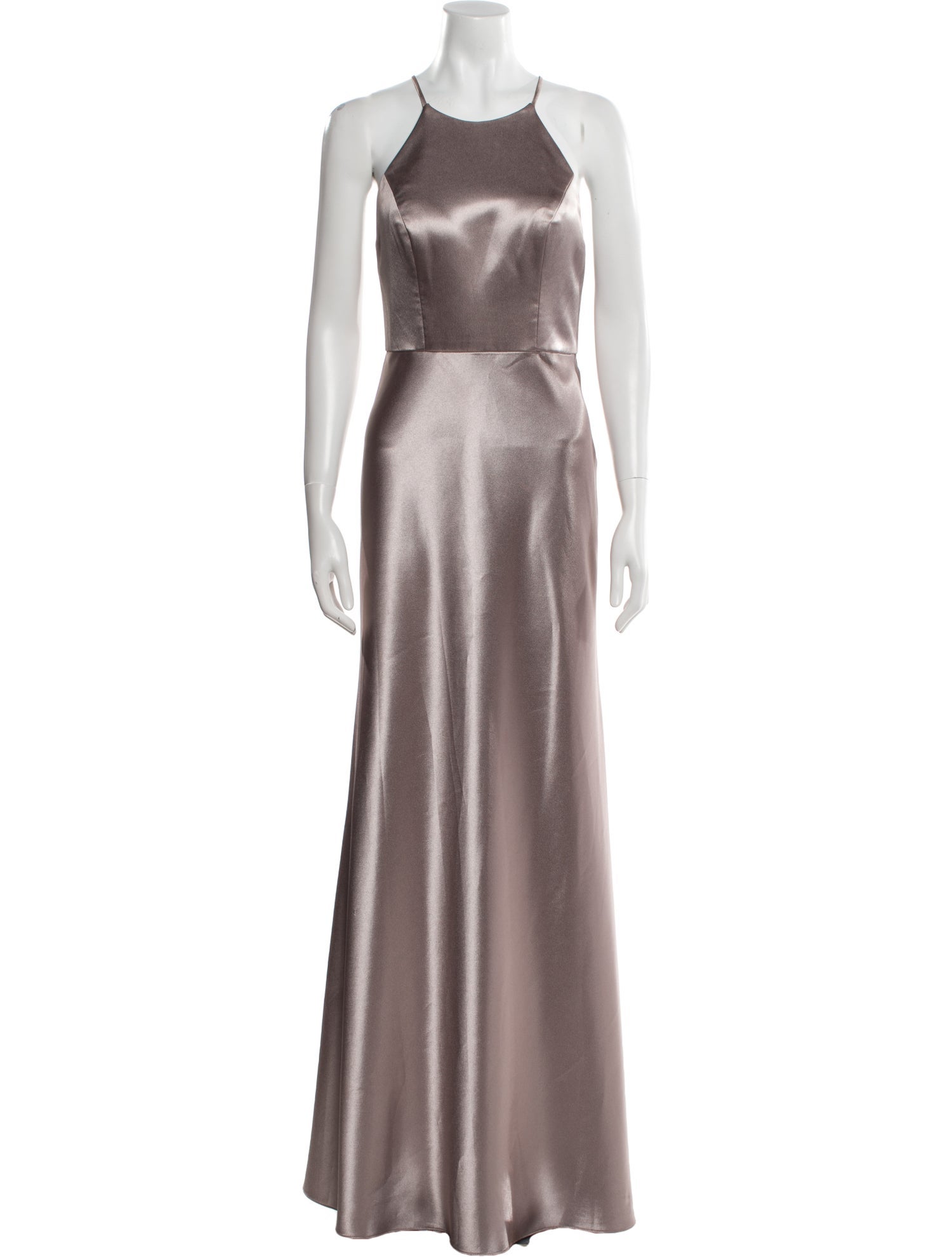 Jenny Yoo Halterneck Long Dress