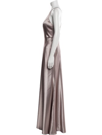 Jenny Yoo Halterneck Long Dress