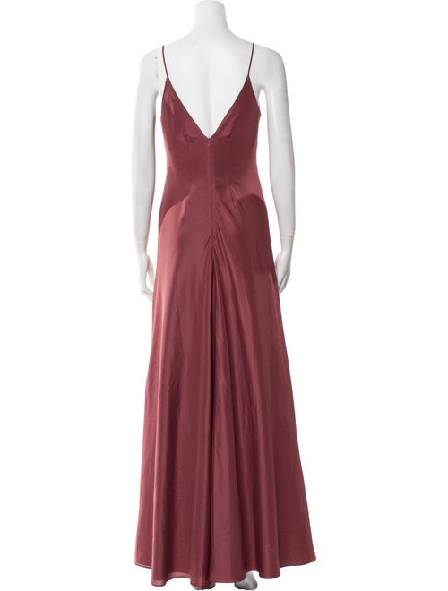 Jenny Yoo V-Neck Long Dress