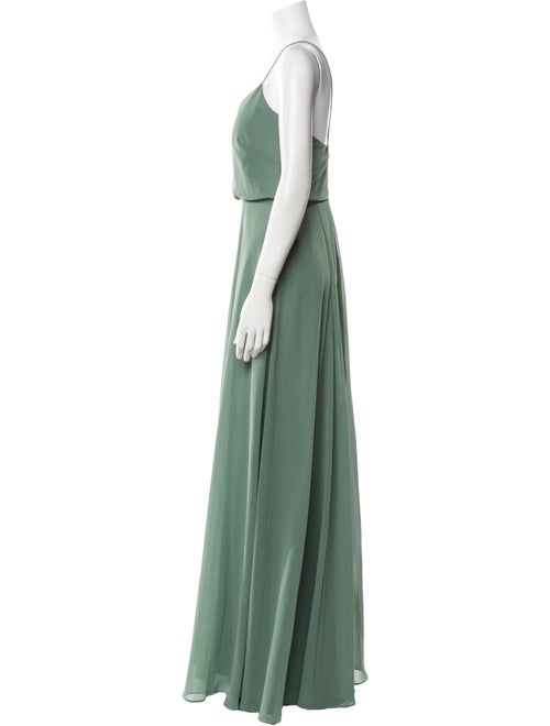 Jenny Yoo V-Neck Long Dress