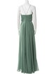 Jenny Yoo V-Neck Long Dress