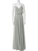 Jenny Yoo V-Neck Long Dress
