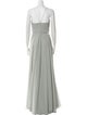 Jenny Yoo V-Neck Long Dress