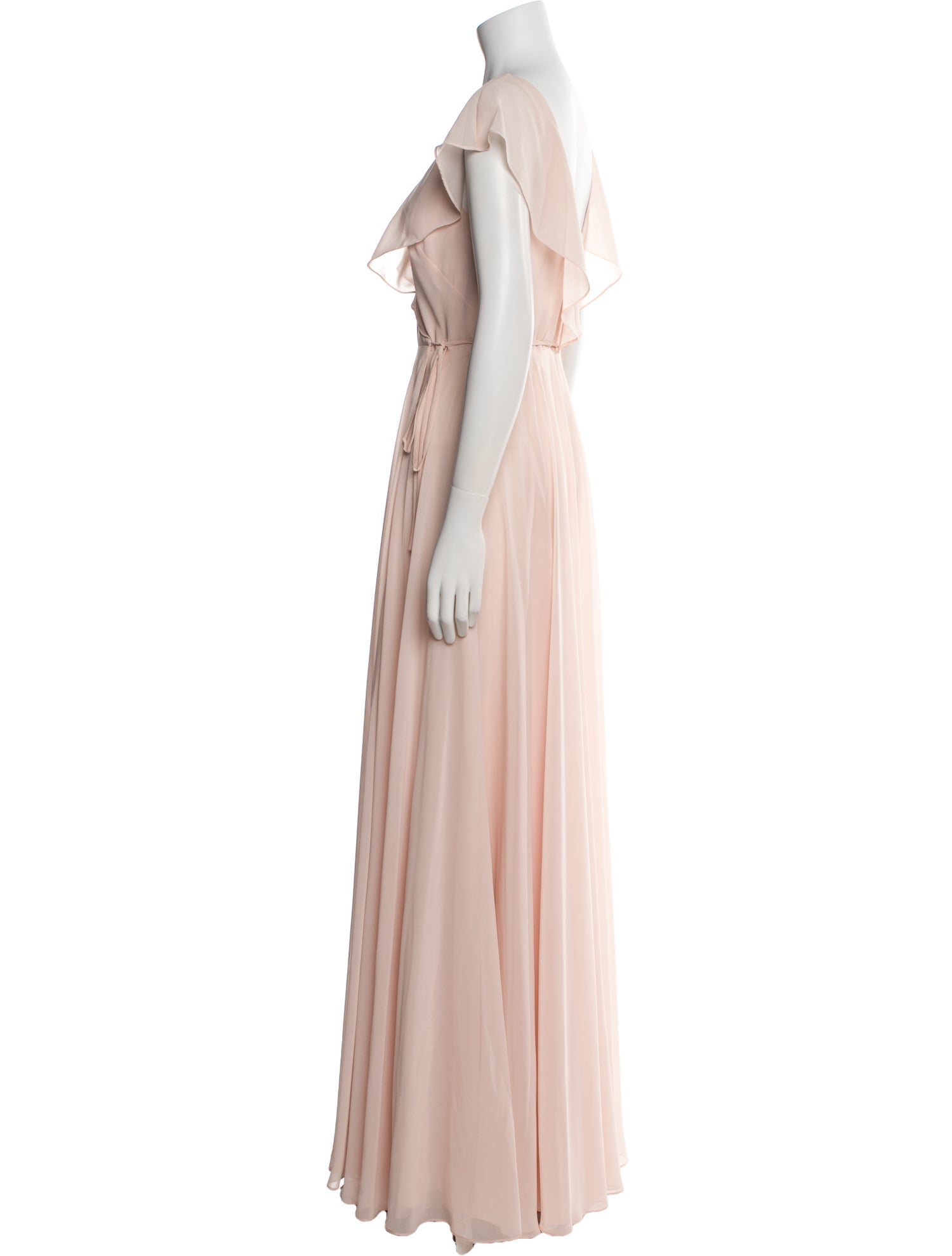 Jenny Yoo V-Neck Long Dress