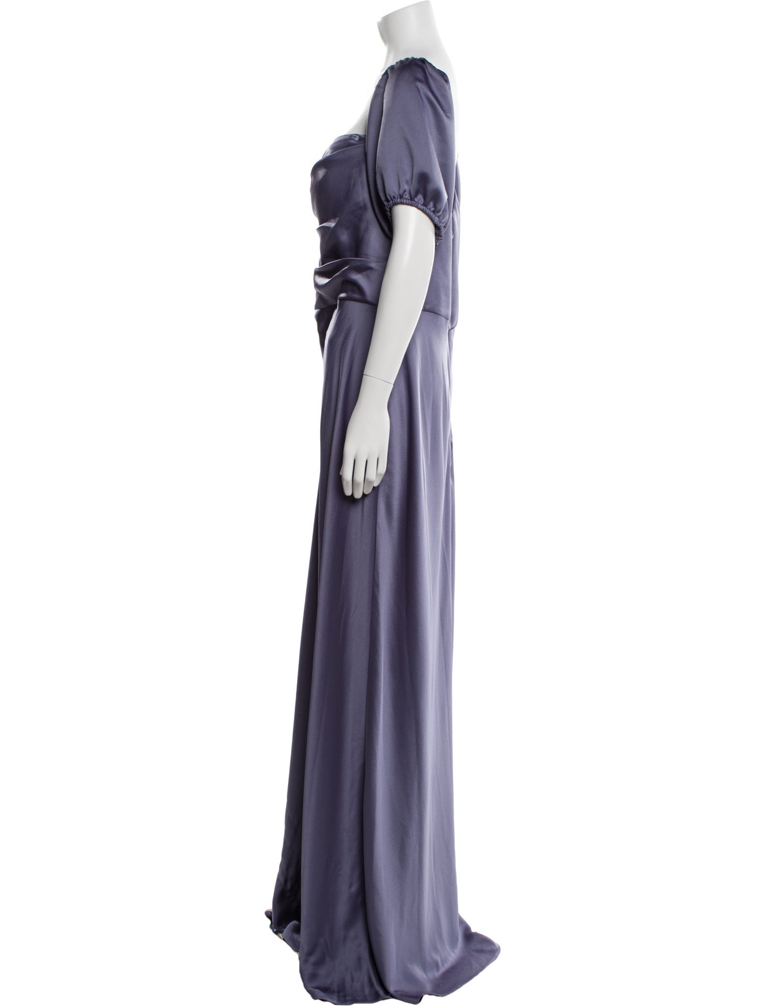 Jenny Yoo Square Neckline Long Dress