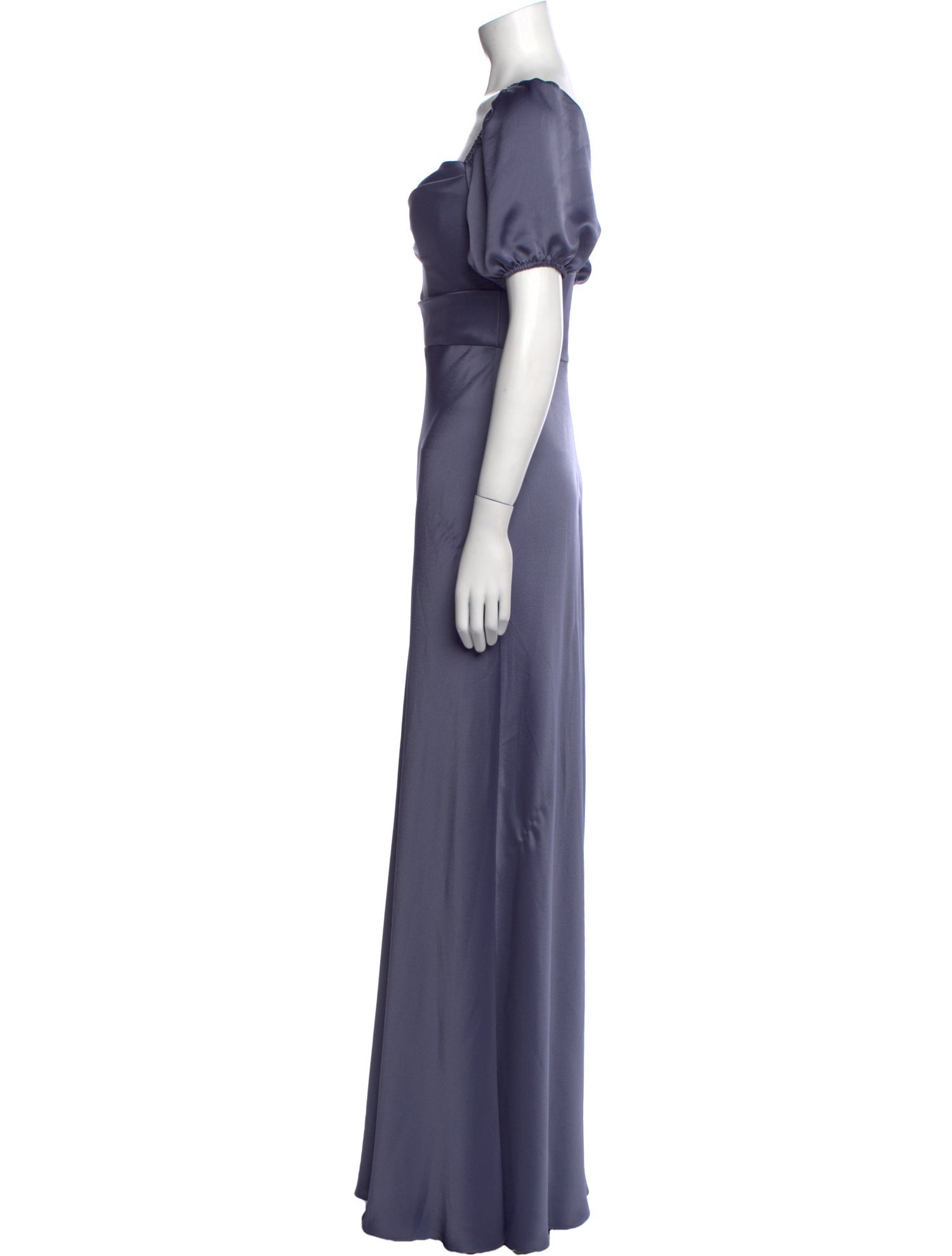 Jenny Yoo Square Neckline Long Dress