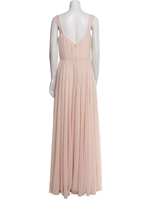 Jenny Yoo Square Neckline Long Dress