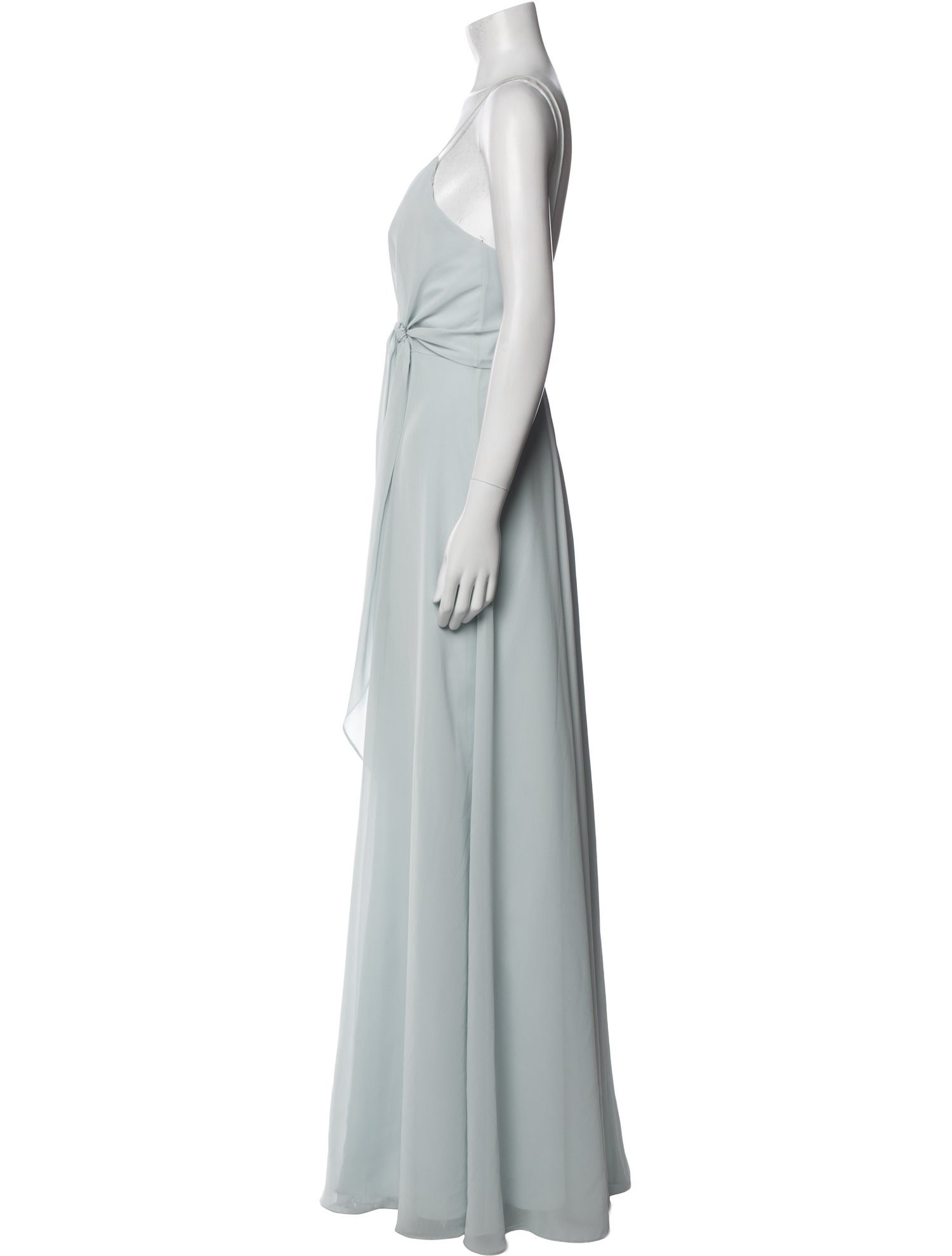 Jenny Yoo V-Neck Long Dress