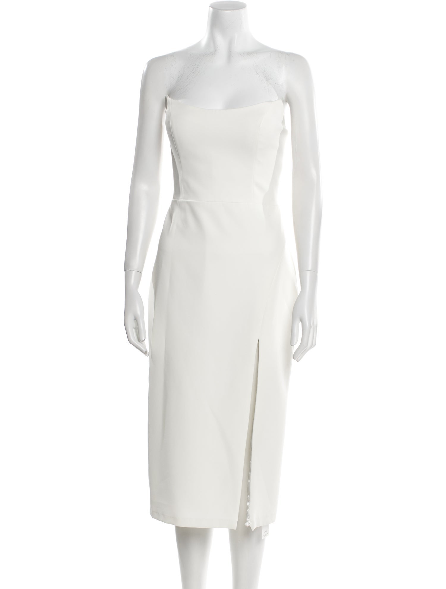 Jenny Yoo Satin Knee-Length Dress