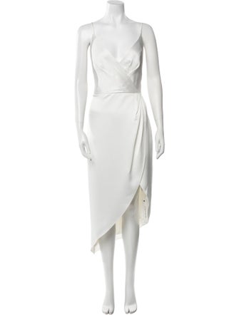 Jenny Yoo V-Neck Long Dress