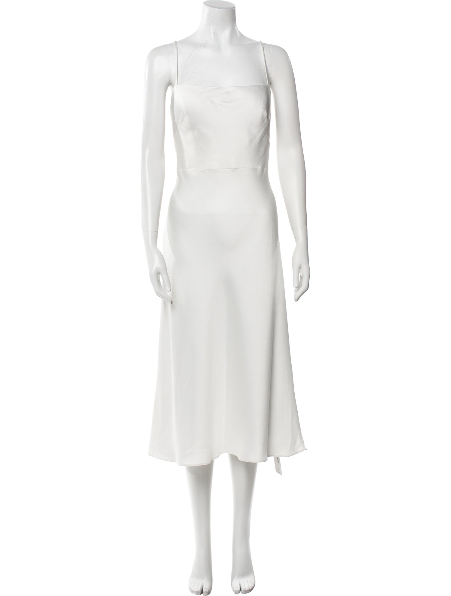 Jenny Yoo Satin Midi Length Dress