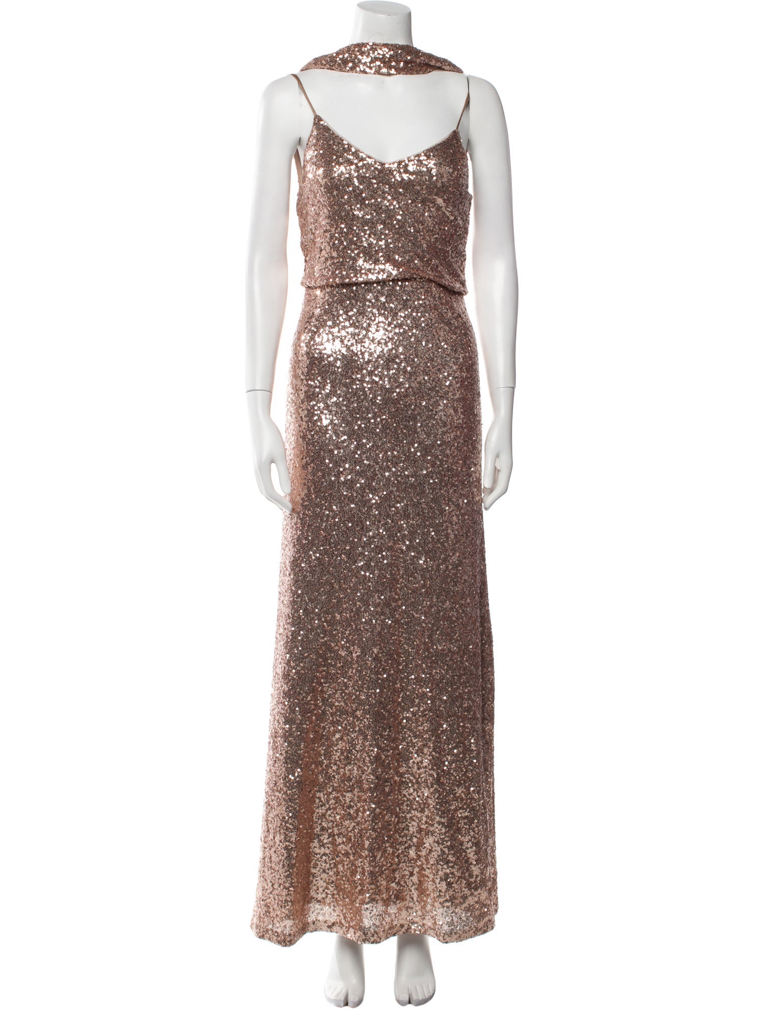 Jenny Yoo Halterneck Long Dress