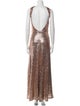 Jenny Yoo Halterneck Long Dress
