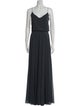 Jenny Yoo V-Neck Long Dress