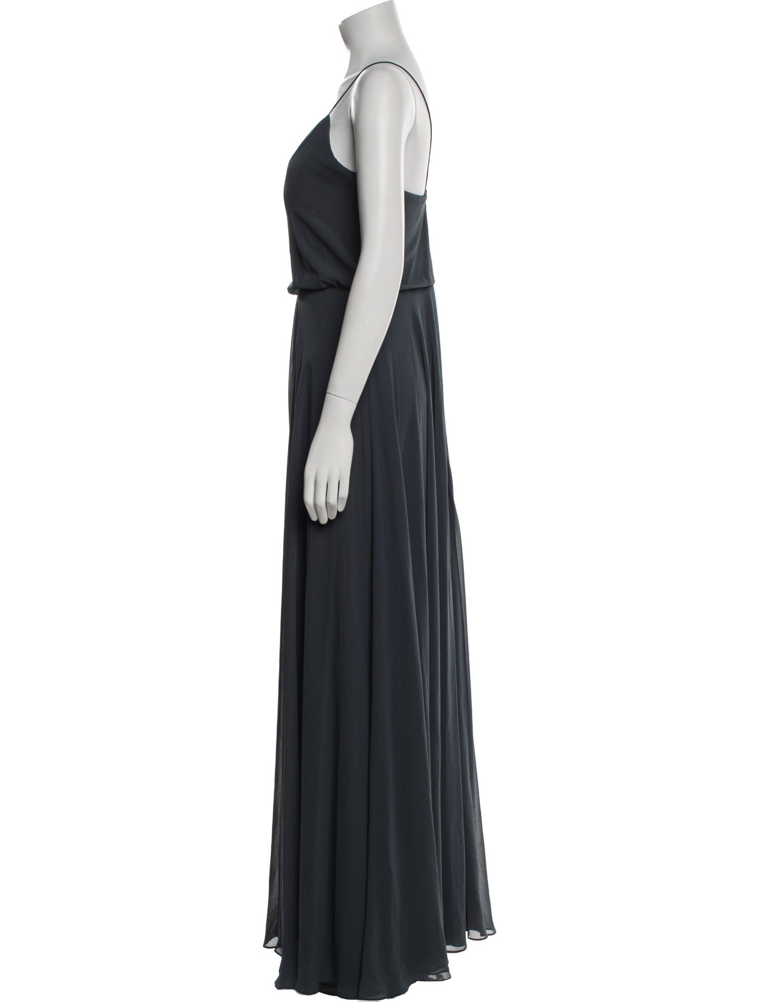Jenny Yoo V-Neck Long Dress