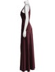 Jenny Yoo V-Neck Long Dress