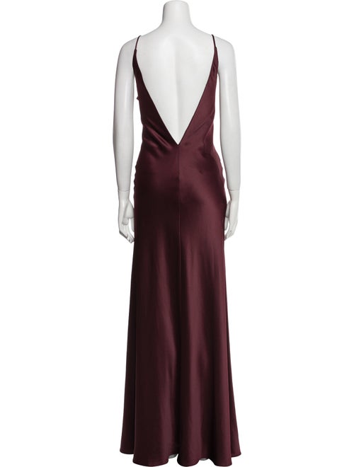 Jenny Yoo V-Neck Long Dress