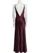 Jenny Yoo V-Neck Long Dress