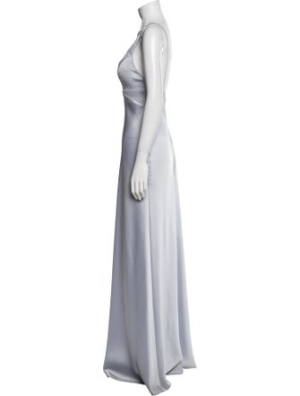 Jenny Yoo V-Neck Long Dress