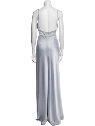 Jenny Yoo V-Neck Long Dress